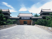 上田城正面