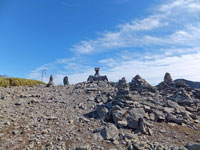 根子岳山頂付近
