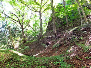 岩櫃城址と潜龍院跡