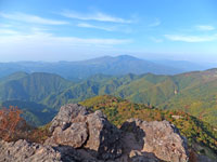 烏帽子岳より四阿山方面