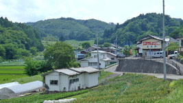 袋倉キムチの里と棚田風景