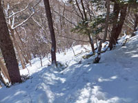 桟敷山裏ルート