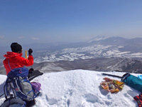 四阿山登山道