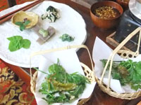 摘み草ランチ