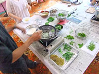 摘み草の天麩羅